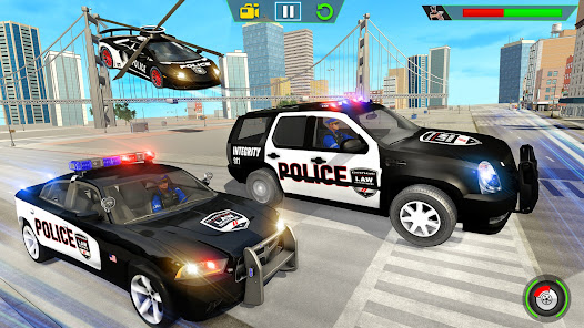 US Police Car Helicopter Chase apkdebit screenshots 5