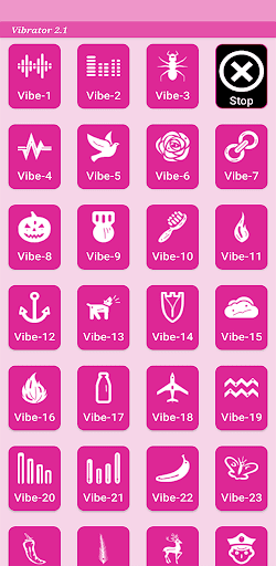 Vibrator Massage 100+ Patterns Screen 2