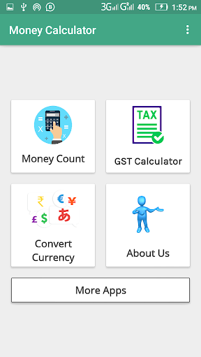 Android application My Denomination and GST Calcul screenshort