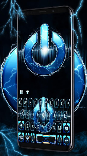 Android application Electric Lightning Power Keybo screenshort