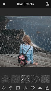 Rain Effect on Photo Screenshot