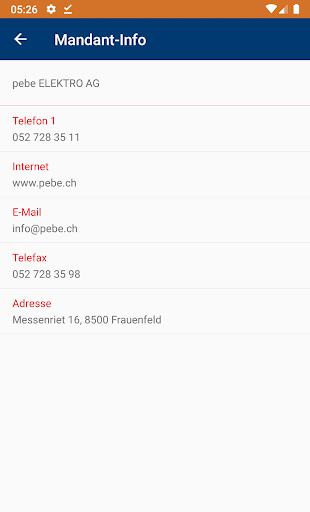 pebe mobile Screen 2