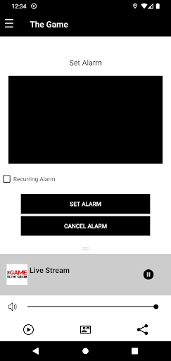 Android application 96.1 The Game screenshort