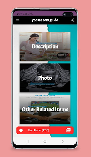 Android application yoosee cctv guide screenshort