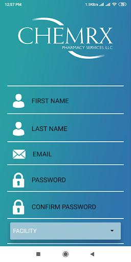 Android application ChemRx Refills screenshort