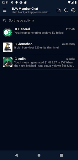 BJA Member Chat Screen 2