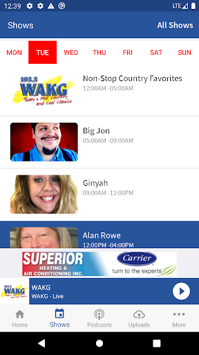 WAKG Screen 2