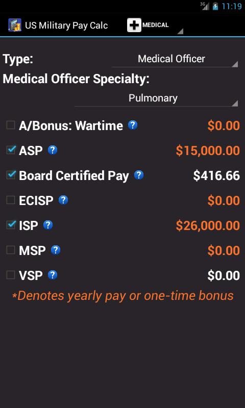 US Military Pay Calc Plusのおすすめ画像5