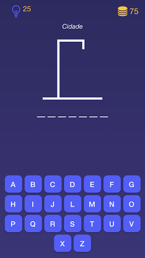 Android application Jogo da Forca Bíblica screenshort