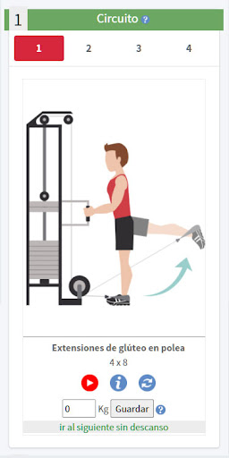 Te Entreno Screen 2