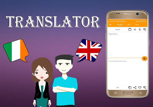 Android application Irish To English Translator screenshort