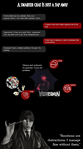 Wednesday - Chat, Learn, Call screenshot 13