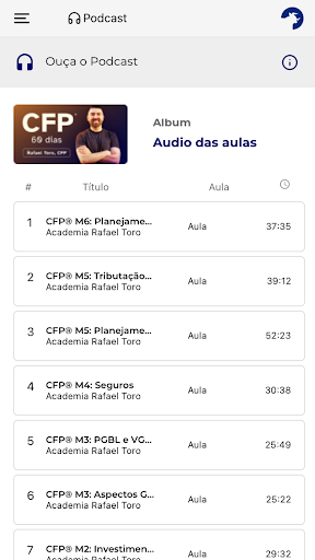 ART Área do Aluno Screen 3