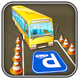 Bus Parking 3D City Drive icon
