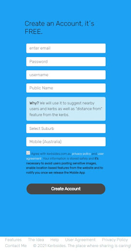 Kerbsides Sharing is Caring Screen 2