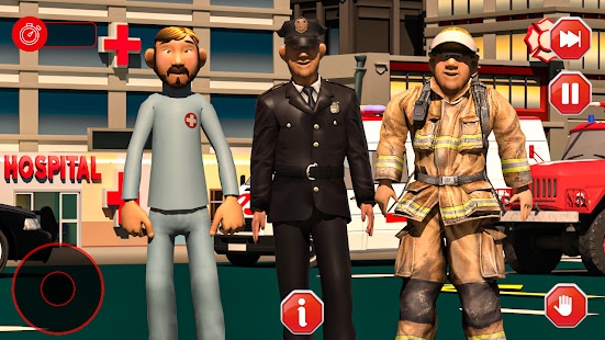 Emergency Rescue Simulator - Fire Fighter 3D Games 1.0 screenshots 4