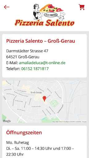 Pizzeria Salento Groß-Gerau Screenshot
