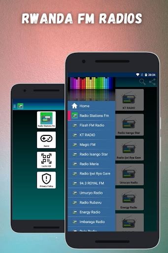 Android application All Rwanda Radio Stations Live screenshort