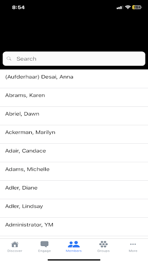 iaedp Membership App Screen 2