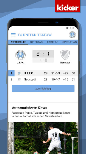 FC United Teltow Screen 3