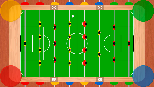 Foosball table soccer 1 2 3 4 