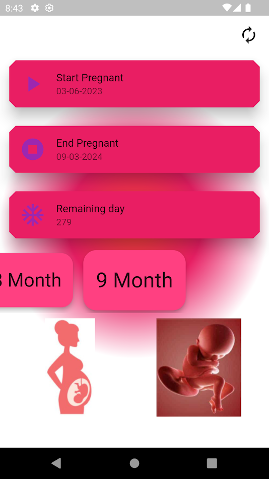 #8. Pregnancy Tracking (Android) Ved: Ringos