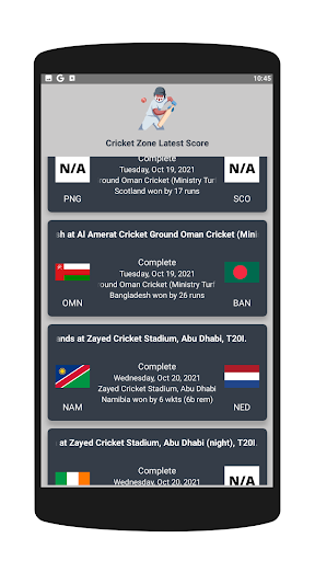 Cricket Zone App