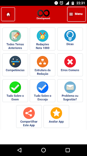 Android application Prepara: Redação Vestibular screenshort