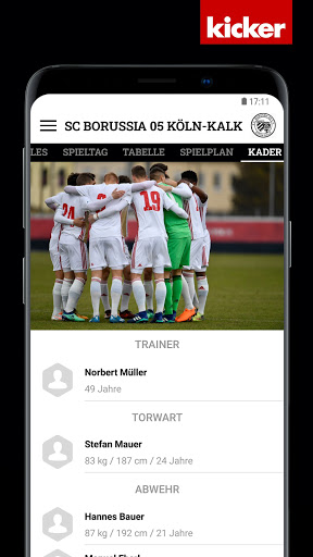 Android application SC Borussia Köln-Kalk screenshort