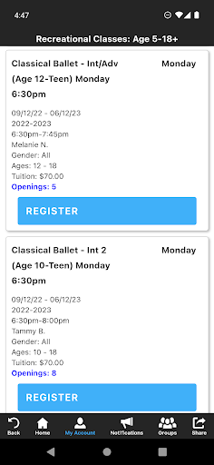 Kathy Blake Dance Studios Screen 3