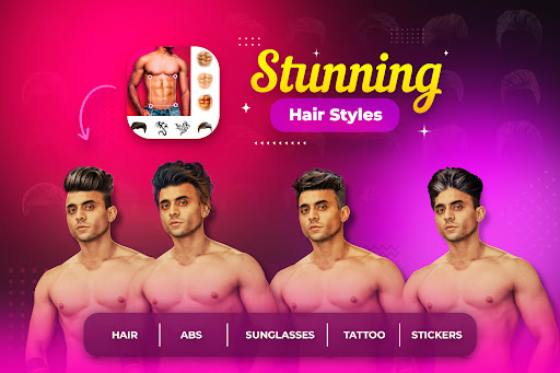 Six Pack Abs -Hair Style Photo