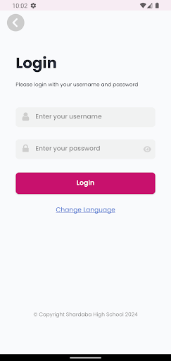 Android application Shardaba High School screenshort
