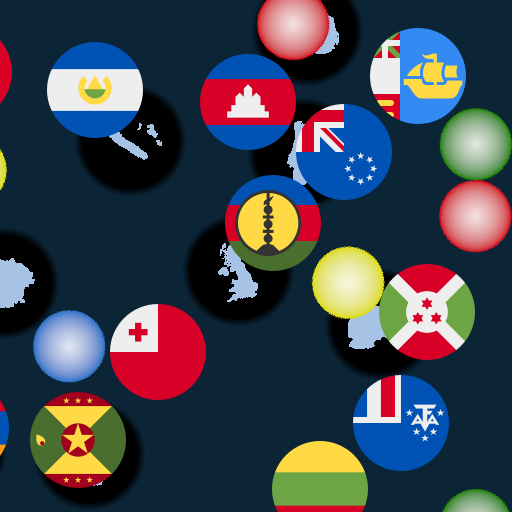 Marble Race with Country Balls logo