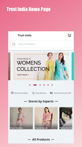 Trust India - Online Shopping Screen 2