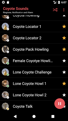 Coyote Sounds and Calls Screen 3