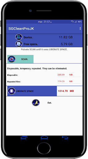 Android application SGCleanProJK Clean Liberate Sp screenshort
