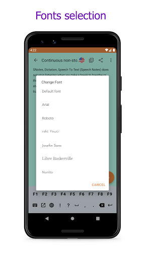 SNotes: Speech To Text Screen 3