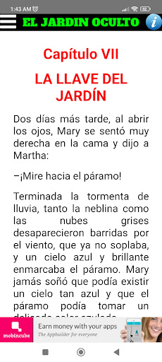 El Jardín Secreto - Libro App Screen 2