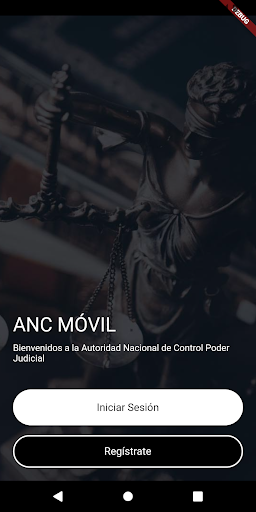 Android application Servicios ANC PJ screenshort