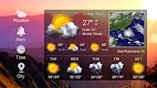 screenshot of Real-time weather forecasts