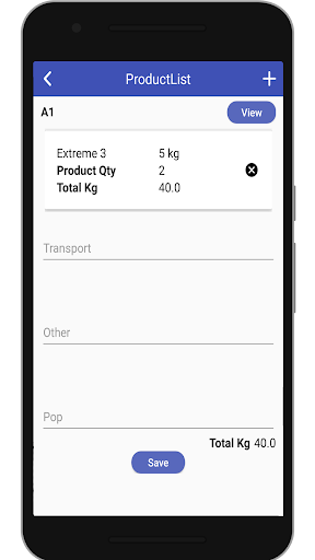 Euro 7000 Orders Screen 3