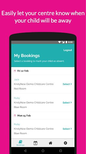 ChildcareNow Screen 2