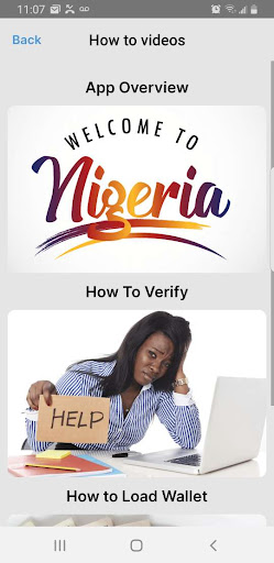 Android application CheckMyPeople screenshort