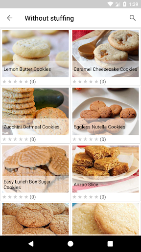 Cookie Recipes Screen 2