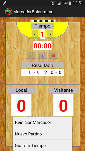 MarcadorBalonmano Screen 2