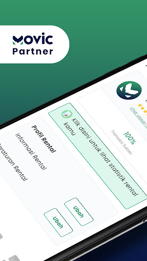 Android application Movic Partner screenshort