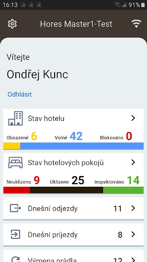 HORES Housekeeping Screen 3