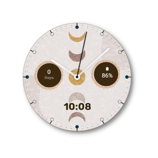 Bohemian Watch Face -natural logo