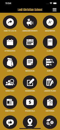 Android application Lodi Christian School screenshort