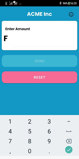Android application PayIn screenshort
